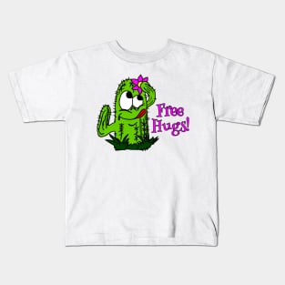 Free Hugs Cactus Kids T-Shirt